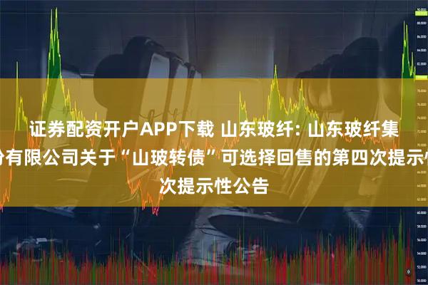 证券配资开户APP下载 山东玻纤: 山东玻纤集团股份有限公司关于“山玻转债”可选择回售的第四次提示性公告